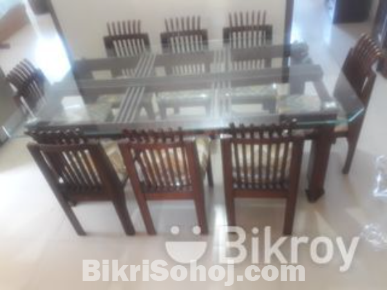 Dining table and chairs